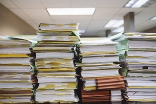 piles of papers